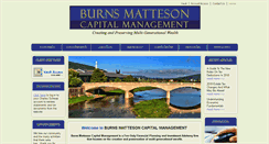 Desktop Screenshot of burnsmatteson.com